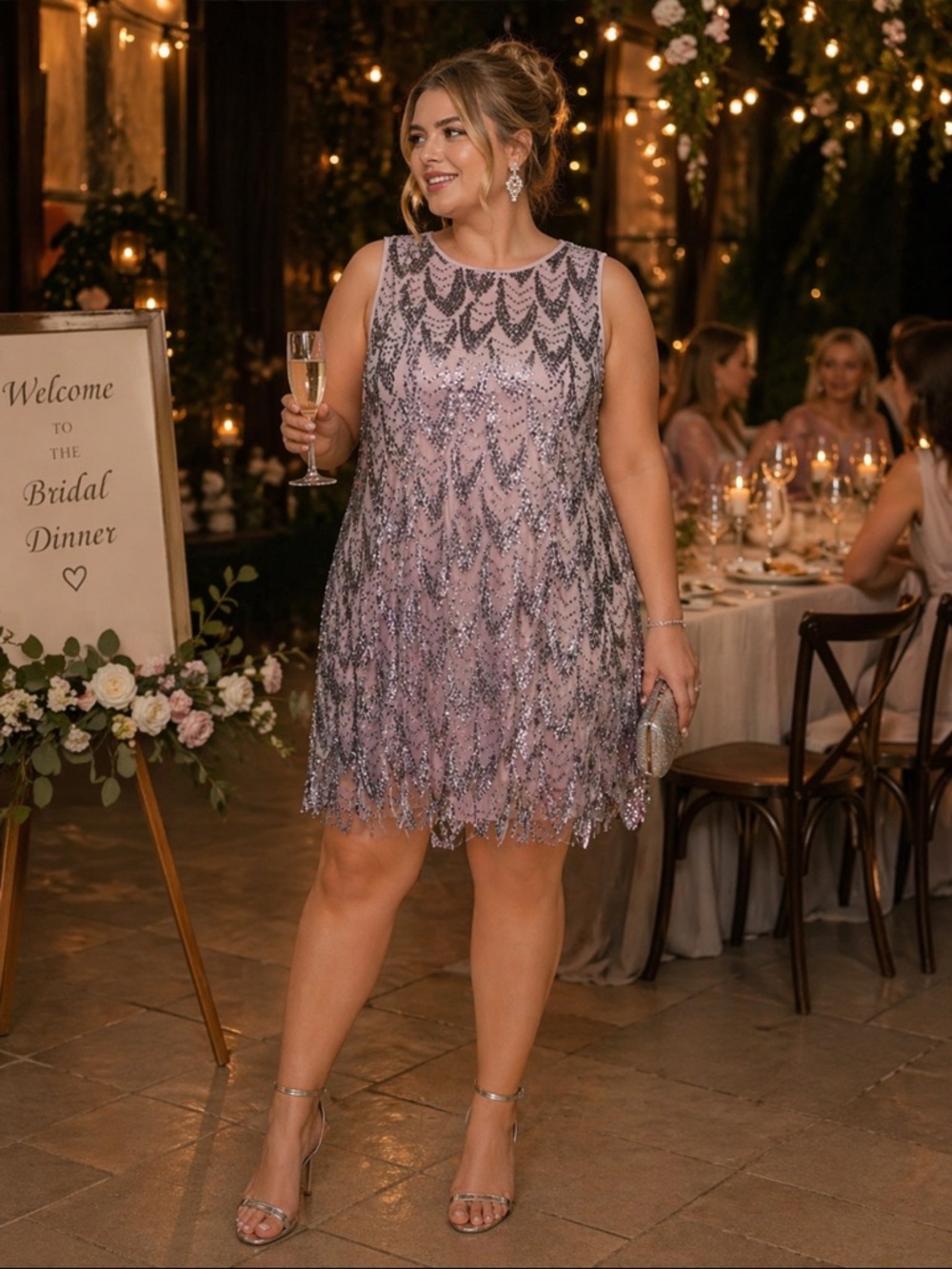 Torrid Mini Sequin Shift Dress